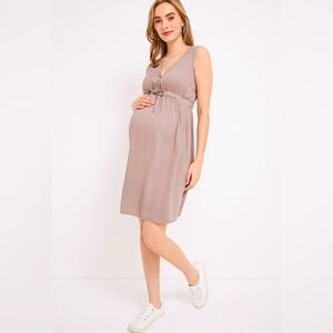 Maurice’s Medium Utility Maternity Dress Sleeveless Spring Summer‎ New With Tags